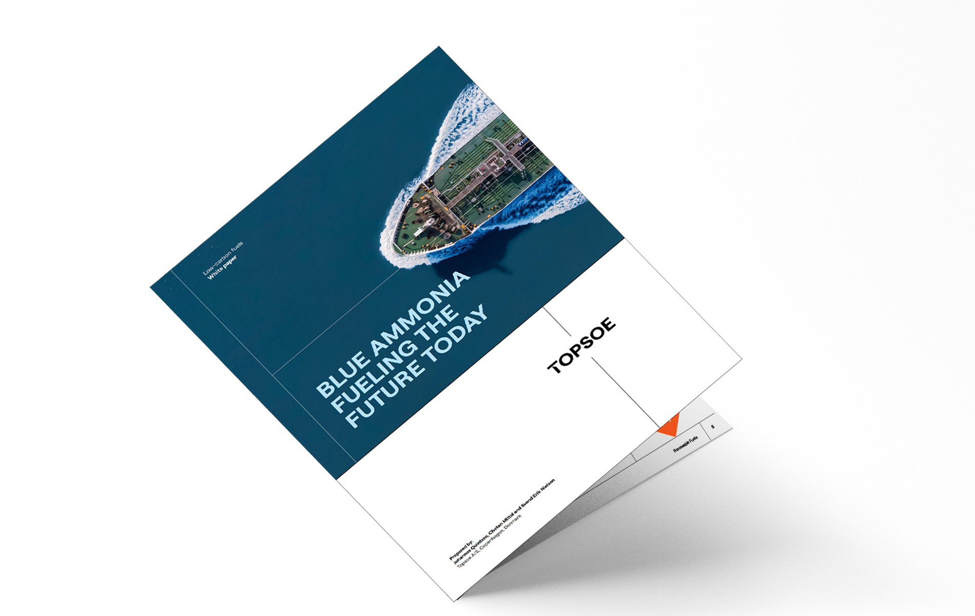 Blue Ammonia Fueling the Future of Today brochure